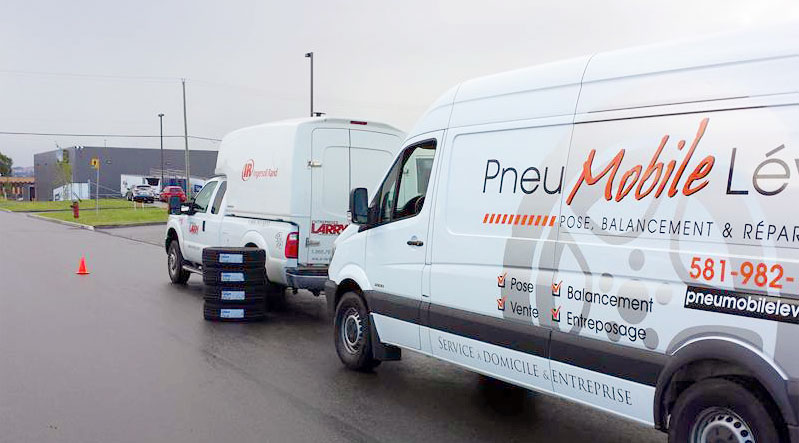 Service corporatif pneus mobile